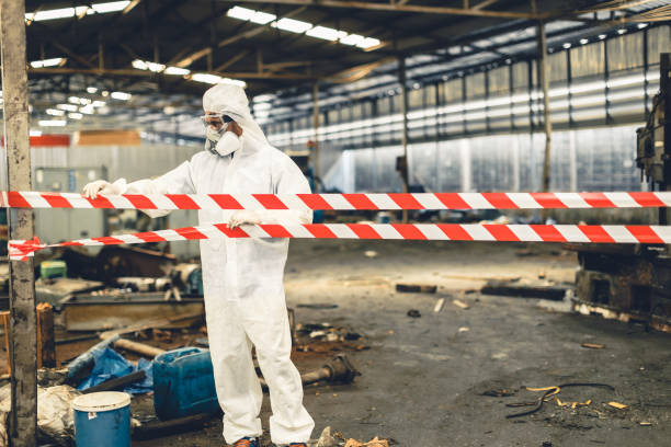 Professional Odor Removal technician working in Englewood, NJ